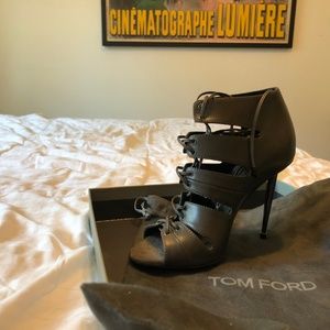 Tom Ford Boss Taurus / Calf leather heels NEW